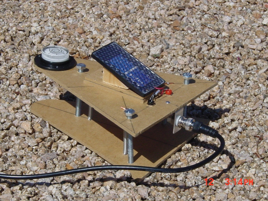 Outside Rear profile of solar sensor 